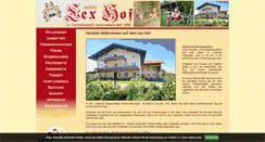 Desktop Screenshot of lex-hof.de